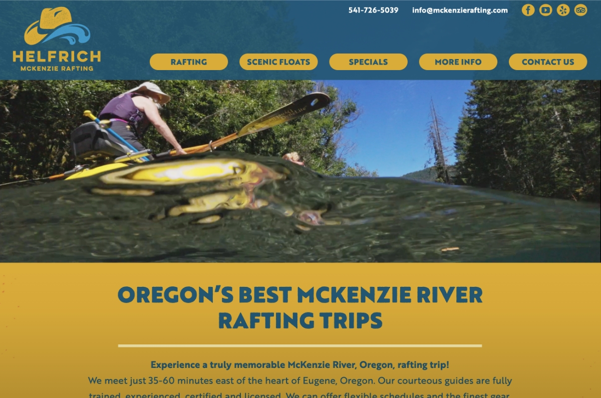 Helfrich McKenzie Rafting